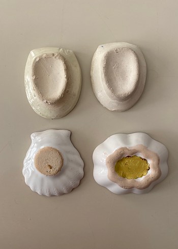 Vintage 4 adet Mini Figür Tabak - Görsel 2