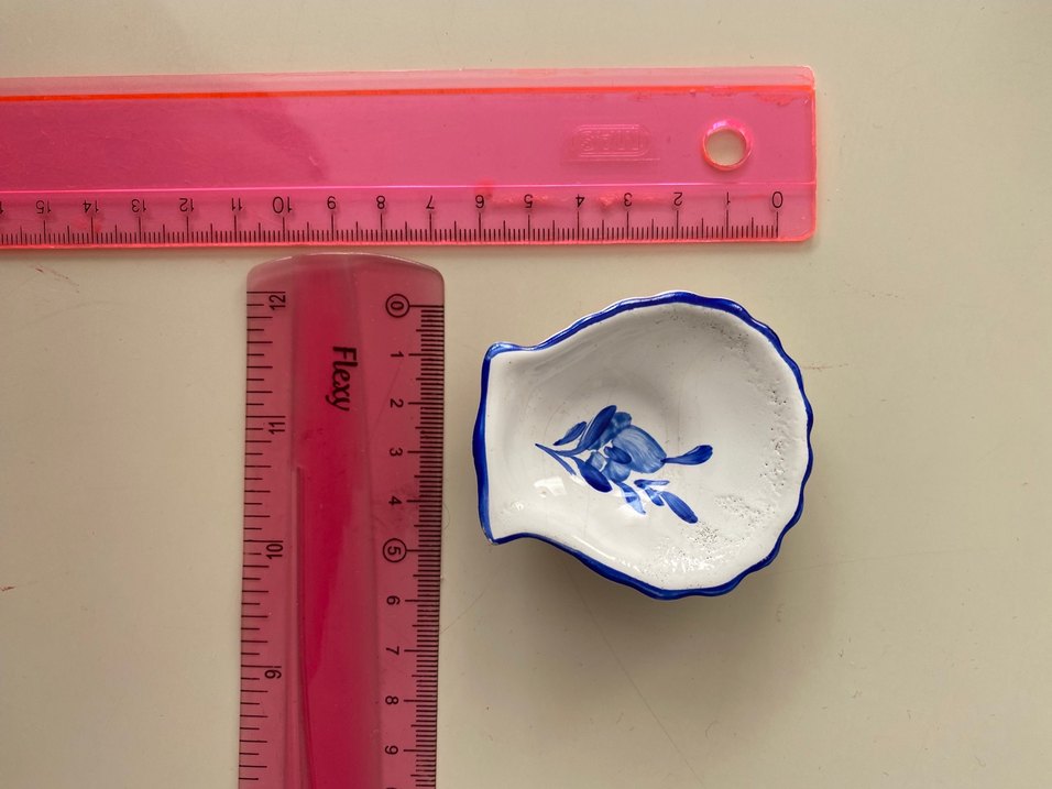 Vintage 4 adet Mini Figür Tabak - Görsel 5