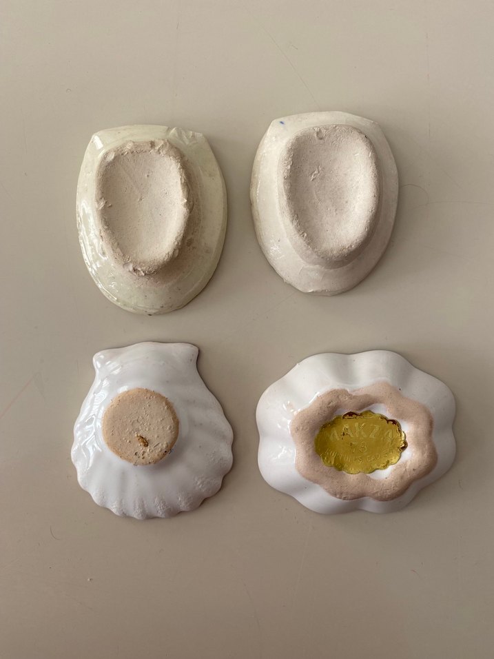 Vintage 4 adet Mini Figür Tabak - Görsel 2