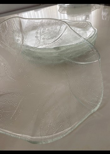 Bahardalı  6'lı  Cam Tabak Seti - Görsel 2