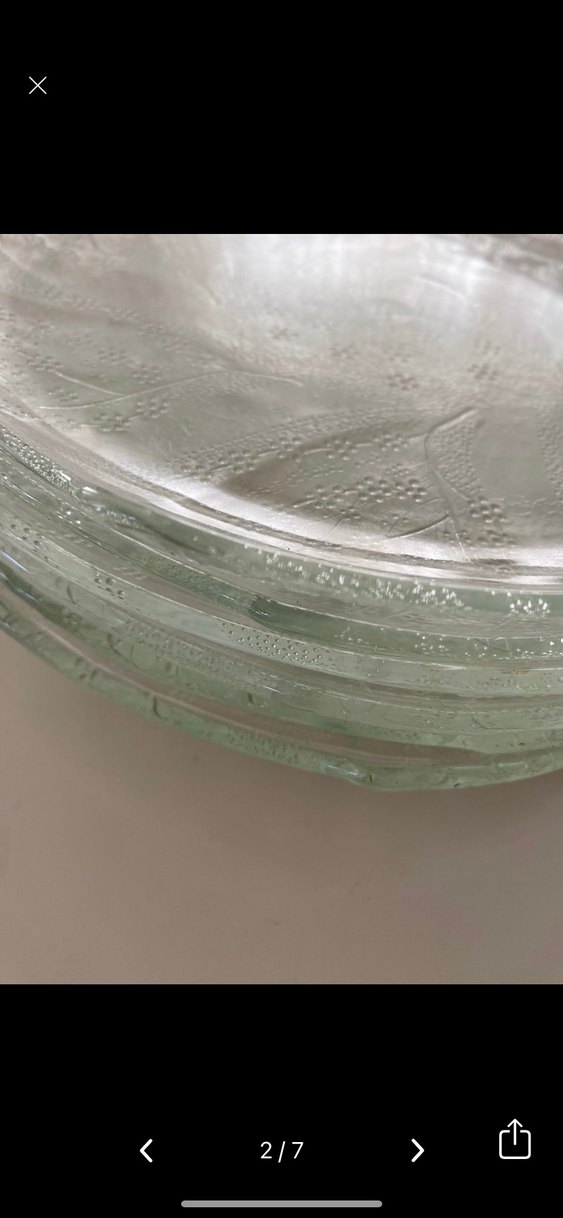 Bahardalı  6'lı  Cam Tabak Seti - Görsel 3