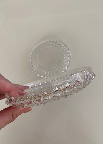 Vintage Tarzı Parlak Cam Tabaklar - Görsel 3