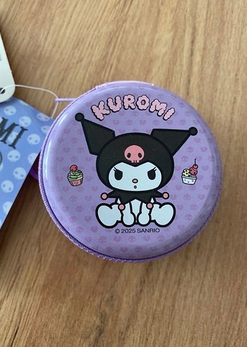 Mor Kuromi Temalı Yuvarlak Bozuk Para Cüzdanı - Görsel 5