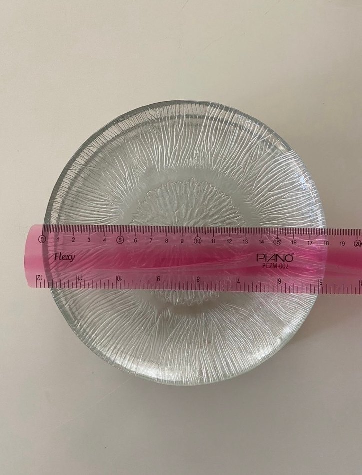 6 Adet Cam Pasta Tabağı - Görsel 4