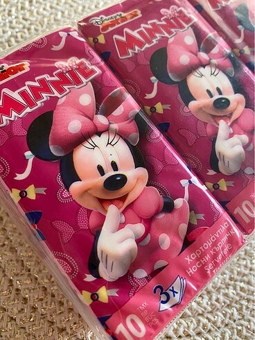 Beden Minnie 6 paket kağıt mendil