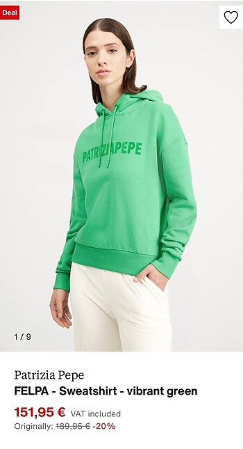 Patrizia Pepe Şapkalı Sweatshirt
