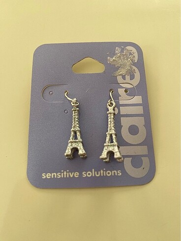 Beden çeşitli Renk Claire?s Paris Eiffel Küpe