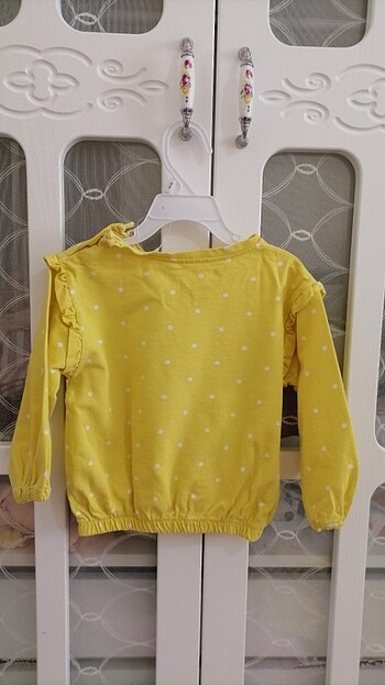24-36 Ay Beden Hellobaby sarı pijama takımı