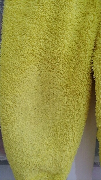24-36 Ay Beden Sarı peluş tweetyli pijama takımı