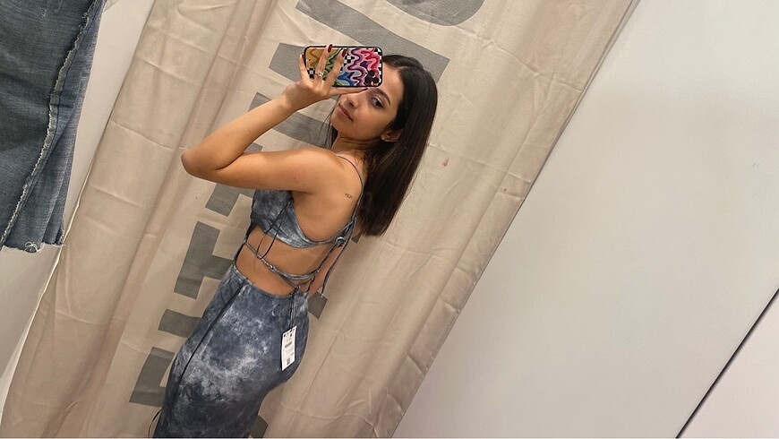 Bershka Bershka Sırt detaylı elbise