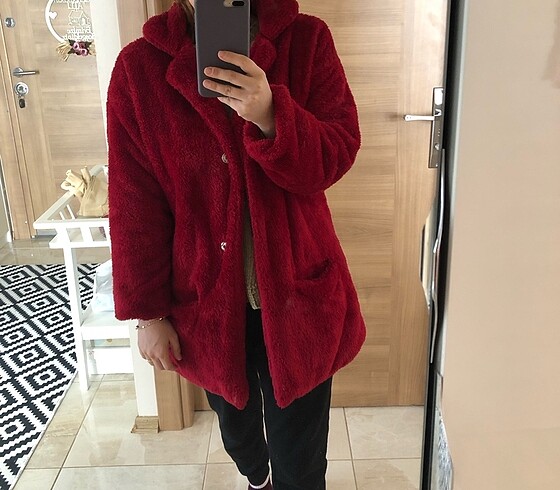Peluş mont