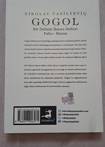 Gogol - Bir Delinin Hatıra Defteri Palto Burun