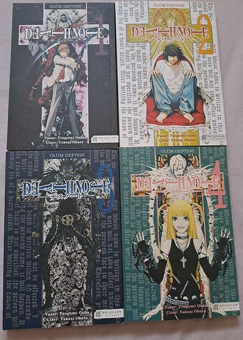 Death Note Çizgi Roman Serisi - 4 Kitap Takımı