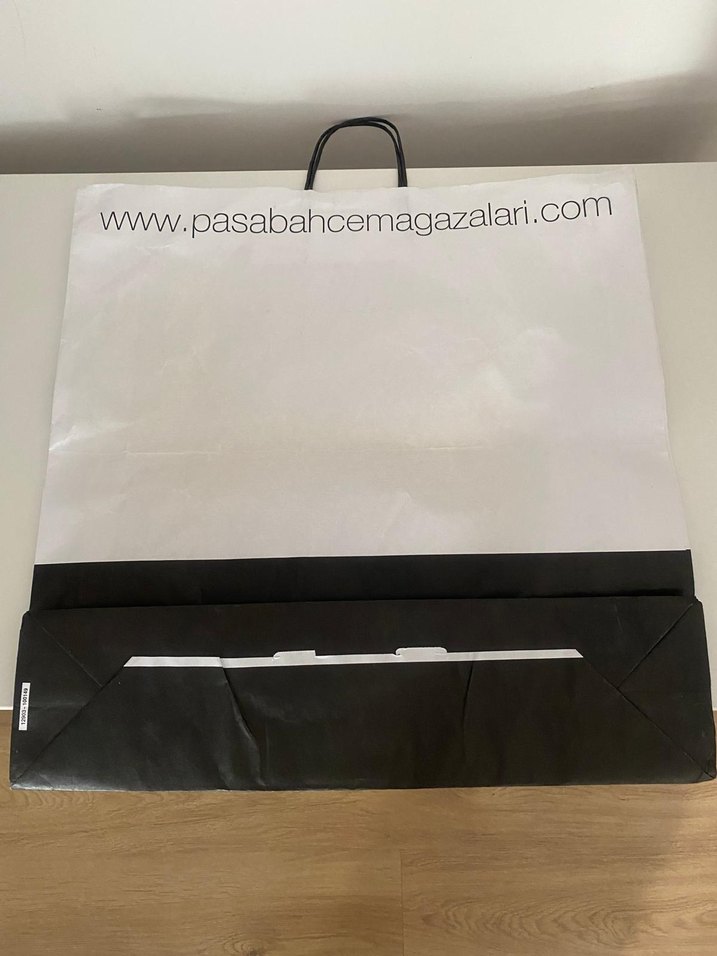 Paşabahçe Büyük İnce Karton Poşet Çanta - Görsel 3