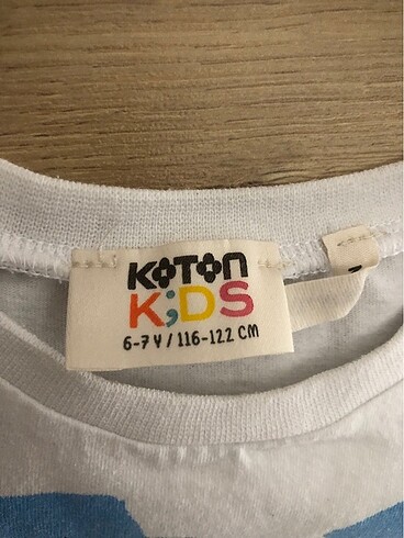 Koton Koton 6-7 Yaş Baskılı Tişört