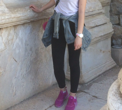 Yüksek bel skinnysiyah pantolon 