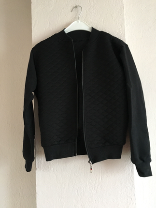 Diğer Siyah bomber ceket