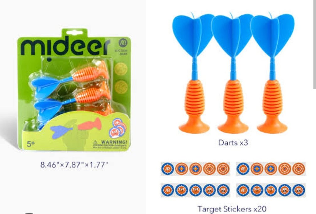 vantüslü dart Mideer - Görsel 2