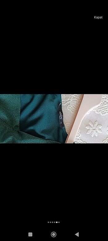 xl Beden yeşil Renk Yeşil abiye