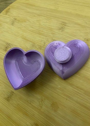 Beyaz Kalp Şeklinde Dekoratif Süs - Görsel 2