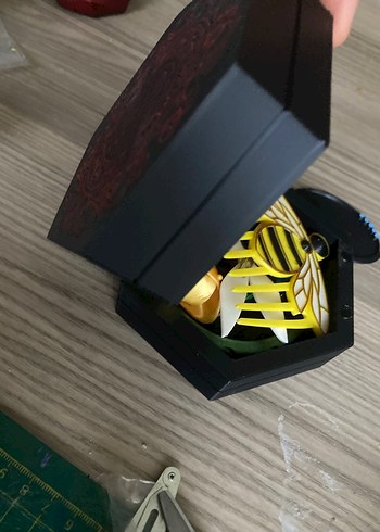 Bordo Renkli kutu - Görsel 2