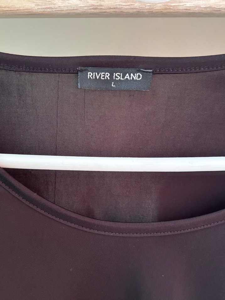 Siyah V Yakalı Uzun Kollu Kadın Bluz - Görsel 2