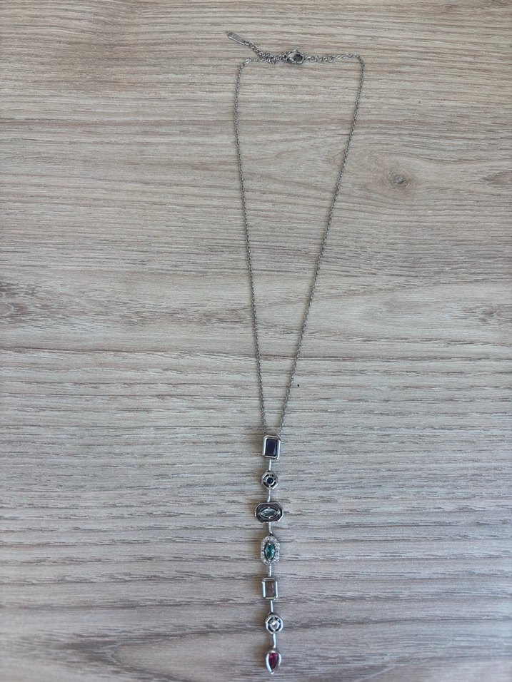 Uzun Zincir Detaylı Bohem Kadın Kolye - Görsel 2