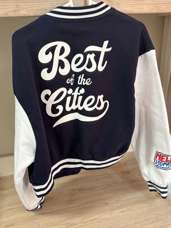 Beyaz Siyah Kadın Spor Ceket - Görsel 3