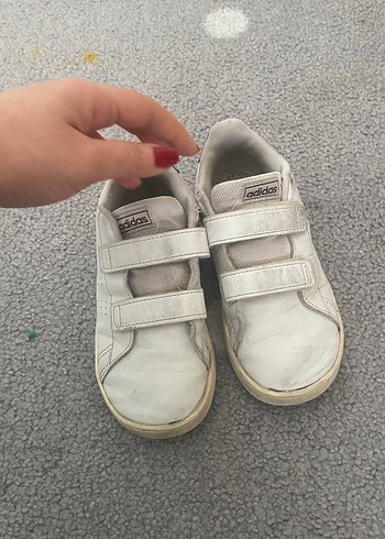 Erkek Çocuk Beyaz Adidas Spor Ayakkabı - Görsel 2