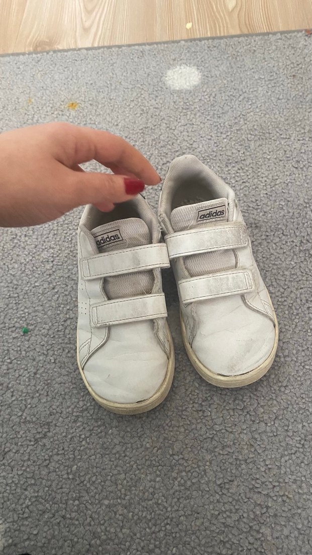 Erkek Çocuk Beyaz Adidas Spor Ayakkabı - Görsel 2