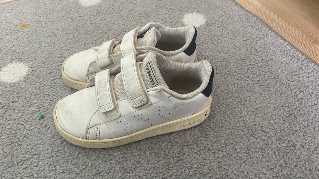 Erkek Çocuk Beyaz Adidas Spor Ayakkabı - Görsel 3