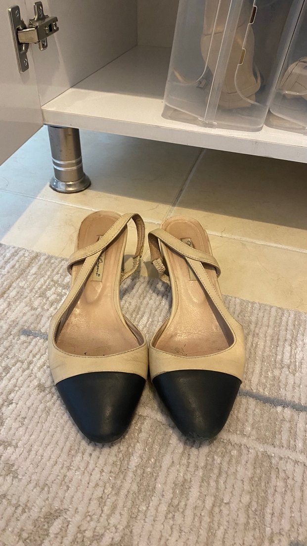 Bej Desenli Stiletto Topuklu Espadril - Görsel 2