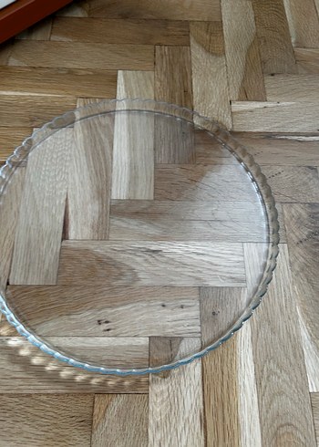 Cam Kapaklı Yuvarlak Kek Tabağı - Görsel 3