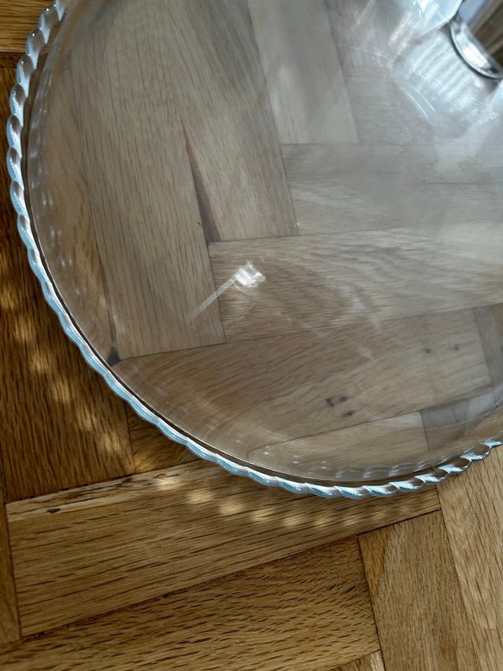 Cam Kapaklı Yuvarlak Kek Tabağı - Görsel 5