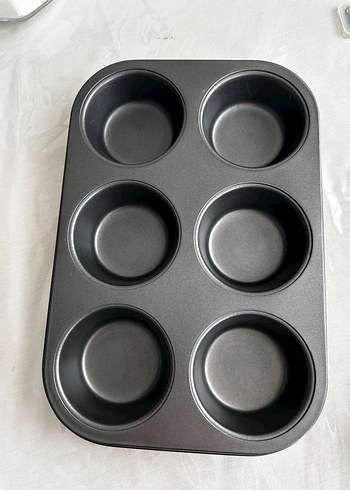 6'lı Siyah Muffin Kalıbı - Görsel 4