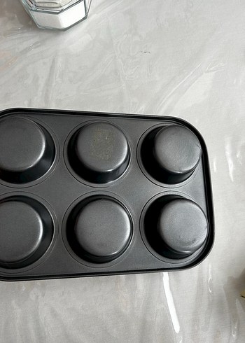 6'lı Siyah Muffin Kalıbı - Görsel 3