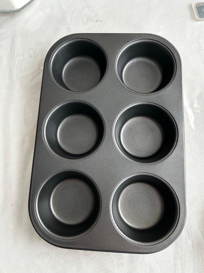 6'lı Siyah Muffin Kalıbı - Görsel 4