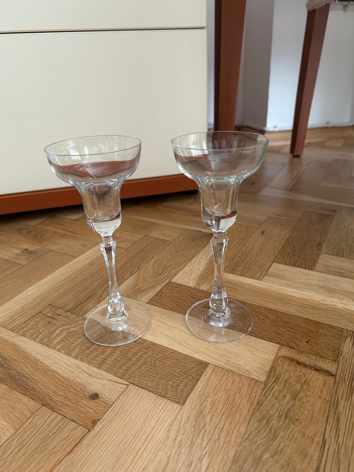 Şeffaf Klasik Ayaklı mumluk - Görsel 2