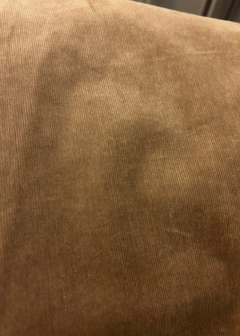 Kahverengi Kadife Pilili Midi Etek - Görsel 5