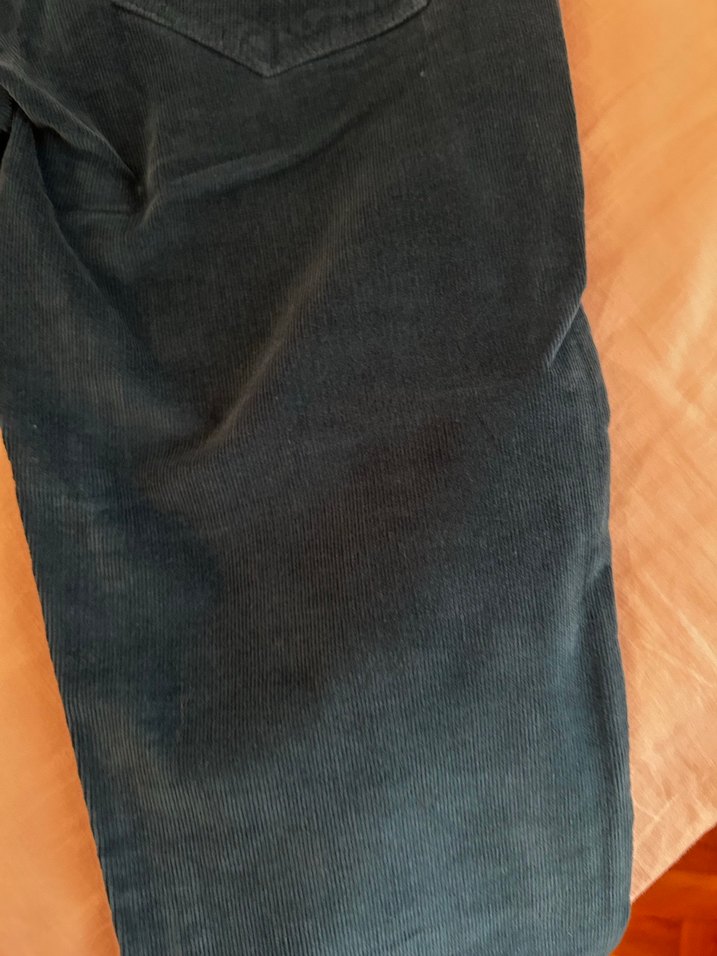 Mavi marka fitilli kadife Pantolon - Görsel 3