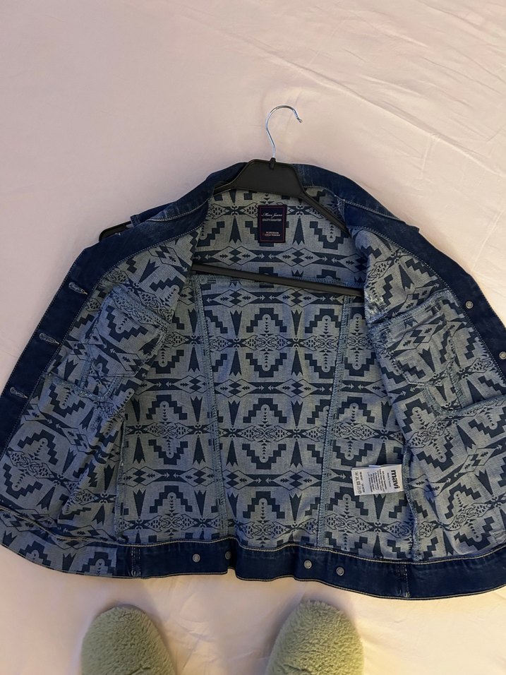 Kadın Koyu Mavi Kolsuz Denim Ceket - Görsel 5