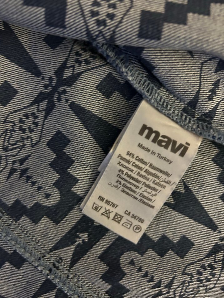 Kadın Koyu Mavi Kolsuz Denim Ceket - Görsel 4