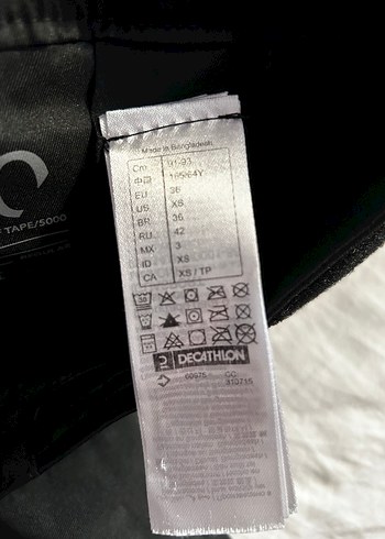 Siyah Bel Bantlı kadın Kayak Pantolonu - Görsel 5