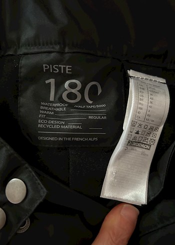 Siyah Bel Bantlı kadın Kayak Pantolonu - Görsel 2