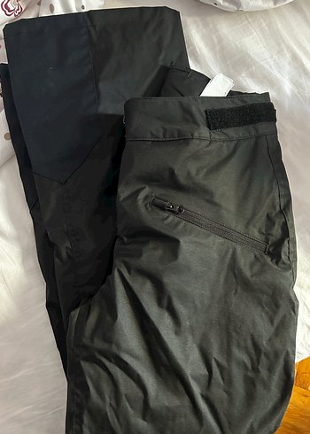 Siyah Bel Bantlı kadın Kayak Pantolonu - Görsel 3