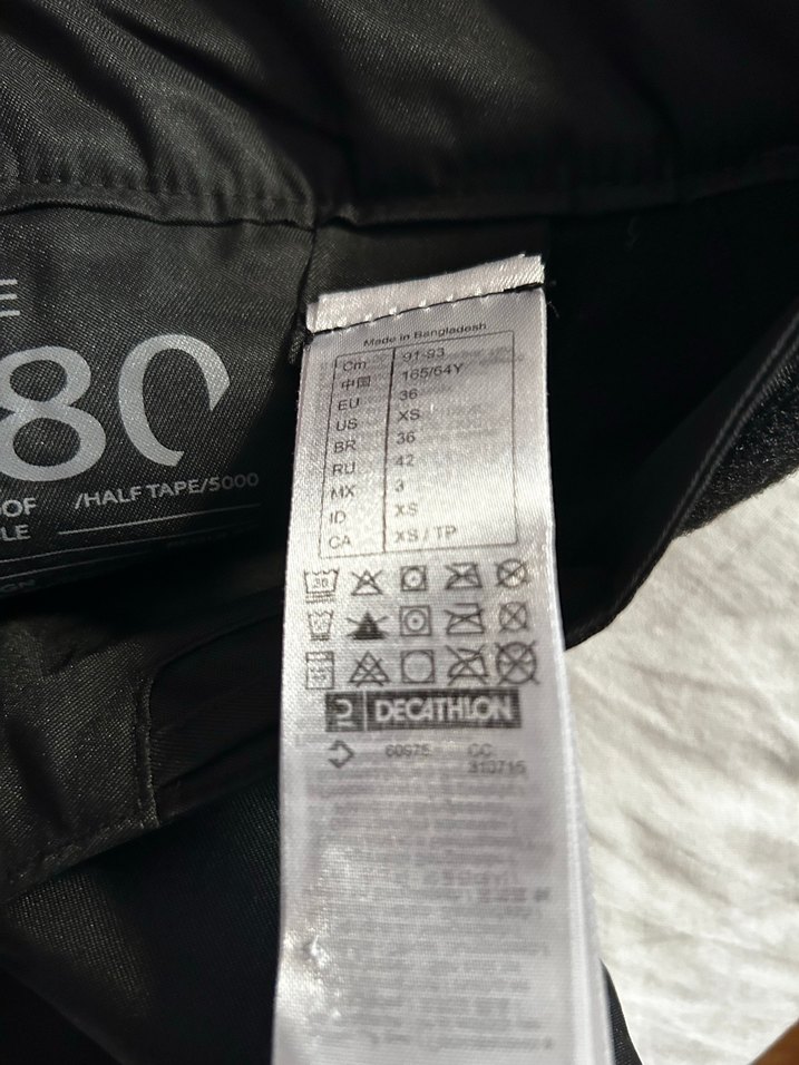 Siyah Bel Bantlı kadın Kayak Pantolonu - Görsel 4