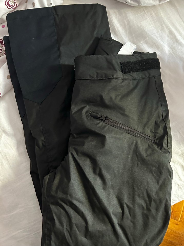 Siyah Bel Bantlı kadın Kayak Pantolonu - Görsel 3