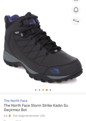 The North Face Siyah Kadın Su Geçirmez Bot