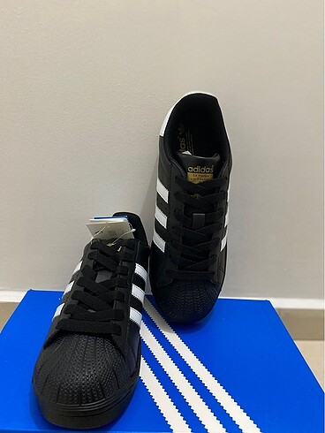 37 Beden siyah Renk Adidas SüperStar Spor Ayakkabı