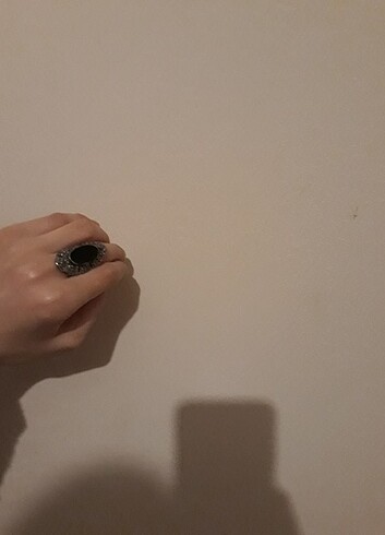  Beden siyah Renk Yüzük 